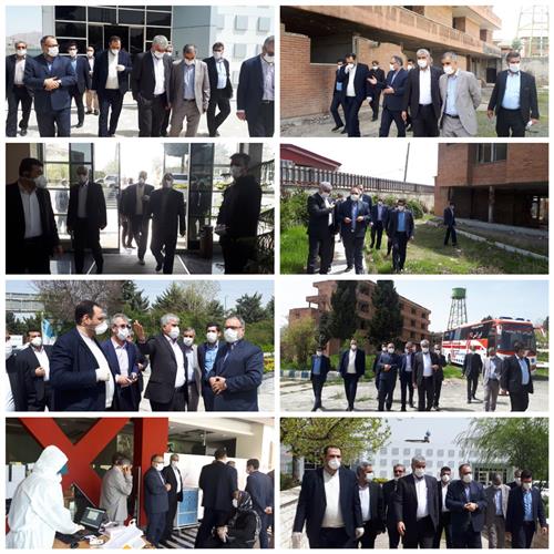 دادستان کرمانشاه و رییس دانشگاه از محل سابق بیمارستان سینا بازدید نمودند